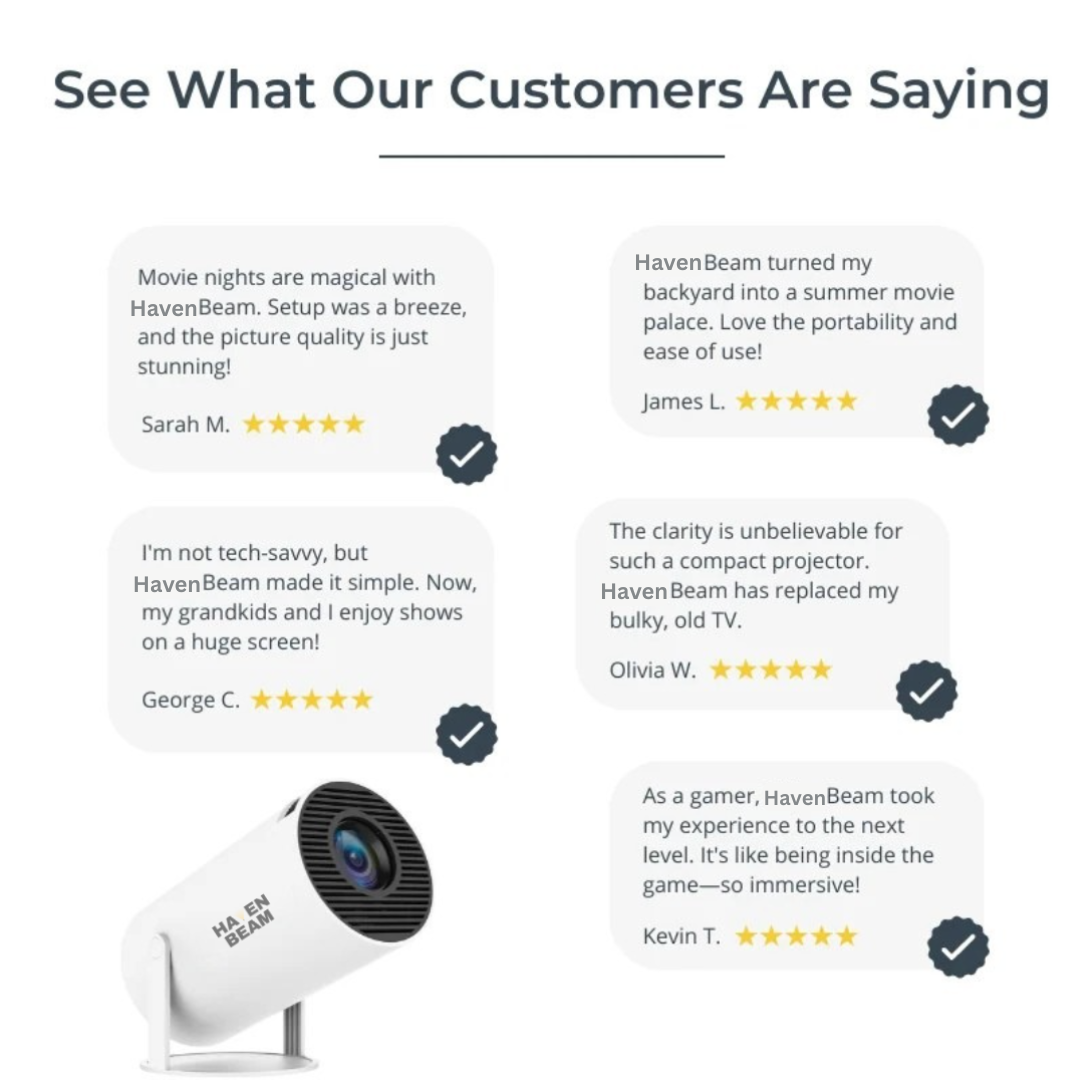 4K Ultra HD Mini Projector