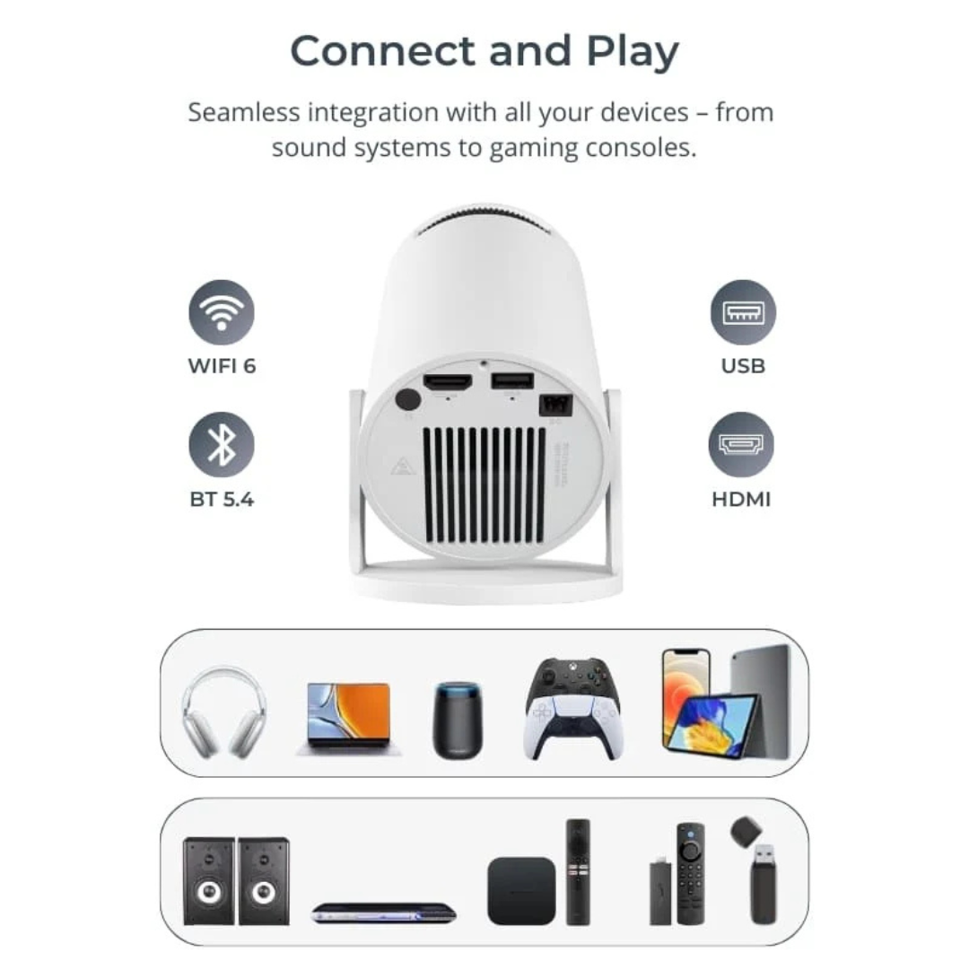 4K Ultra HD Mini Projector